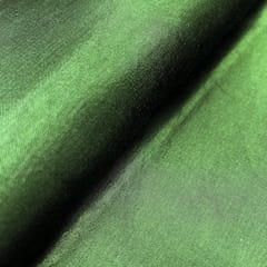 Green Color Plain Mashru Silk Fabric