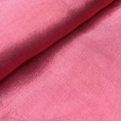 Pink Color Plain Mashru Silk Fabric