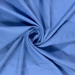 Steel Blue Color Dyed Poly Crepe Fabric (N69)