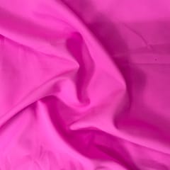 Fuscia Pink Color Dyed Poly Crepe Fabric (N44)