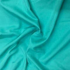 Teal Blue Color Dyed Poly Crepe Fabric (N93)