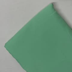 Mint Green Color Dyed Poly Crepe Fabric (N226)