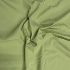 Pista Green Color Dyed Poly Crepe Fabric (N14)