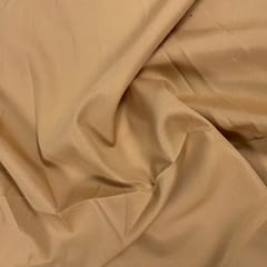 Caramel Brown Color Dyed Poly Crepe Fabric (N111)