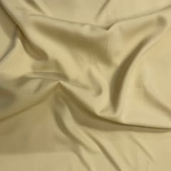 Cream Color Dyed Poly Crepe Fabric (N174)