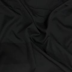 Black Color Dyed Poly Crepe Fabric