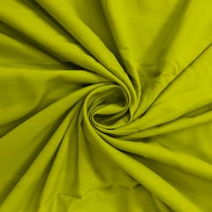 Moss Green Color Dyed Poly Crepe Fabric