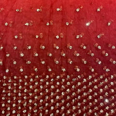 Ombre Net Sequins and Pearl Embroidered Fabric
