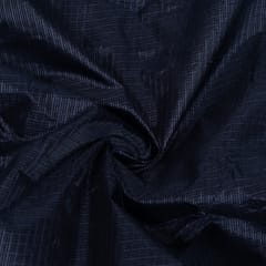 Navy Blue Color Kota Doria Fabric