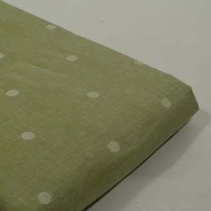 Green Color Cotton Dobby Fabric