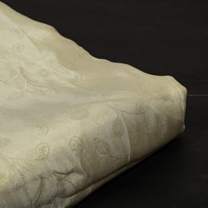 Dyeable Tissue Upada Silk Jacquard Fabric