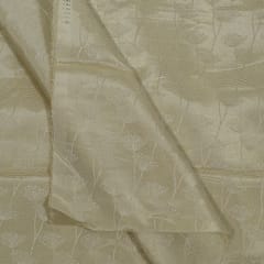 Dyeable Tissue Upada Silk Jacquard Fabric