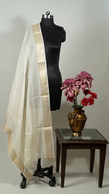 Dyeable Chanderi Dupatta