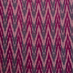 Multi Color Cotton Ikat Fabric