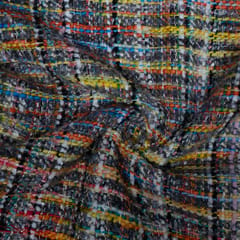 Multi Color Poly Cotton Acrylic Jacquard Fabric