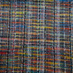 Multi Color Poly Cotton Acrylic Jacquard Fabric