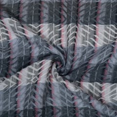 Multi Color Cotton Jacquard Fabric