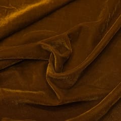 Dark Mustard Color Micro Velvet fabric