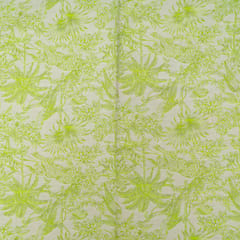 Green Color Cotton Jacquard Fabric