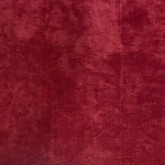 Maroon Color Knitted Corduroy Fabric