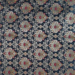 Black Color Brocade Fabric