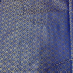 Blue Color Brocade Fabric