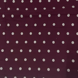 Maroon Color Cotton Lycra Fabric