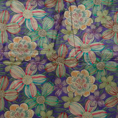 Multi Color Crepe Digital Printed Fabric