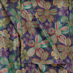 Multi Color Crepe Digital Printed Fabric