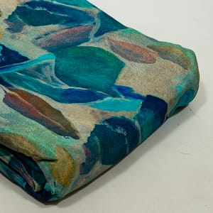 Multi Color Crepe Digital Printed Fabric