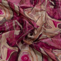 Multi Color Crepe Digital Printed Fabric