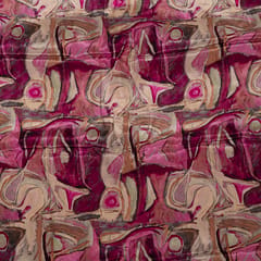 Multi Color Crepe Digital Printed Fabric