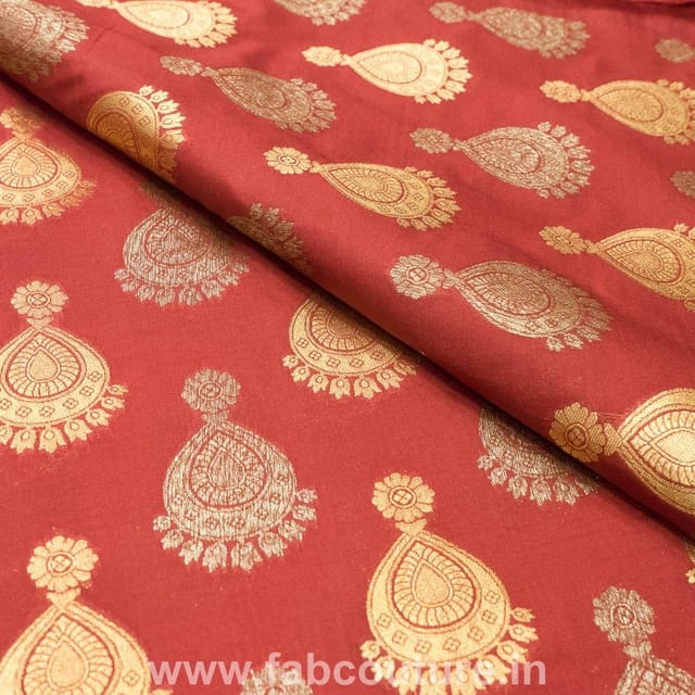 Brocade Jhumka fabric