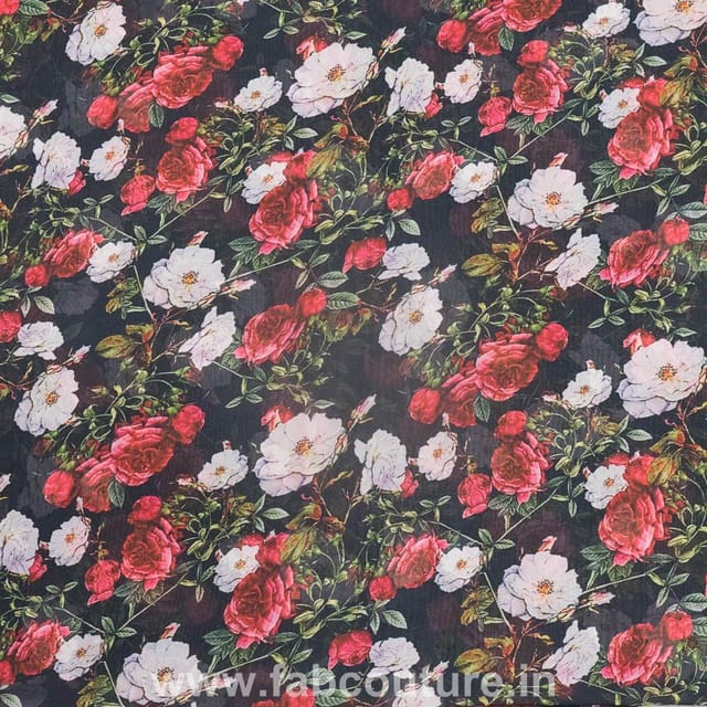 Digital Georgette Print(1.3 mtr cut piece)