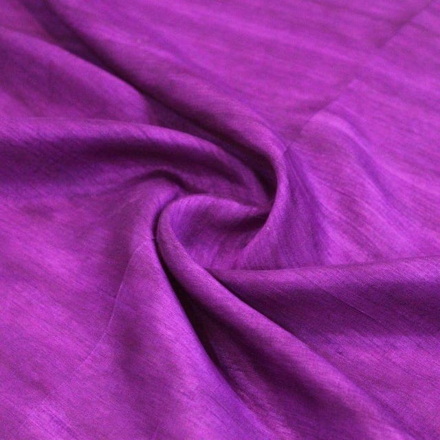 Purple Color Monga Silk fabric