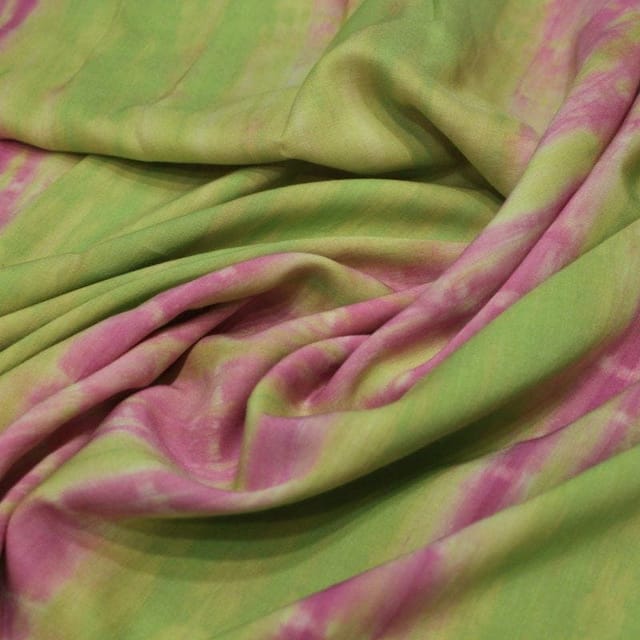 Modal Satin Shibori fabric