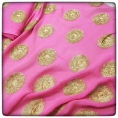 Georgette Embroidery(1 mtr cut piece)