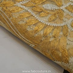 Net Embroidered Fabric