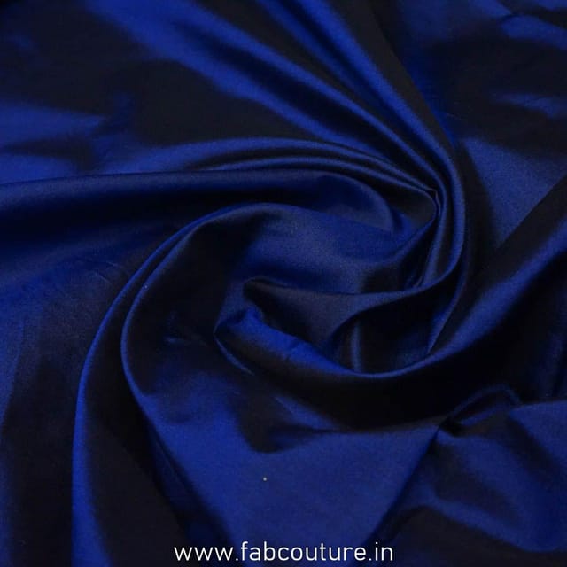 Blue Color Pure Silk fabric