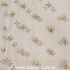 Net Handwork Embroidered Fabric