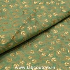 Radium Chanderi Zari Jacquard fabric