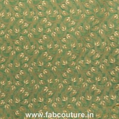 Radium Chanderi Zari Jacquard fabric