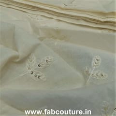 Cotton Embroidered Fabric