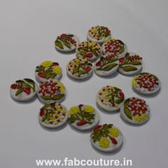 Hand Embroidered Buttons