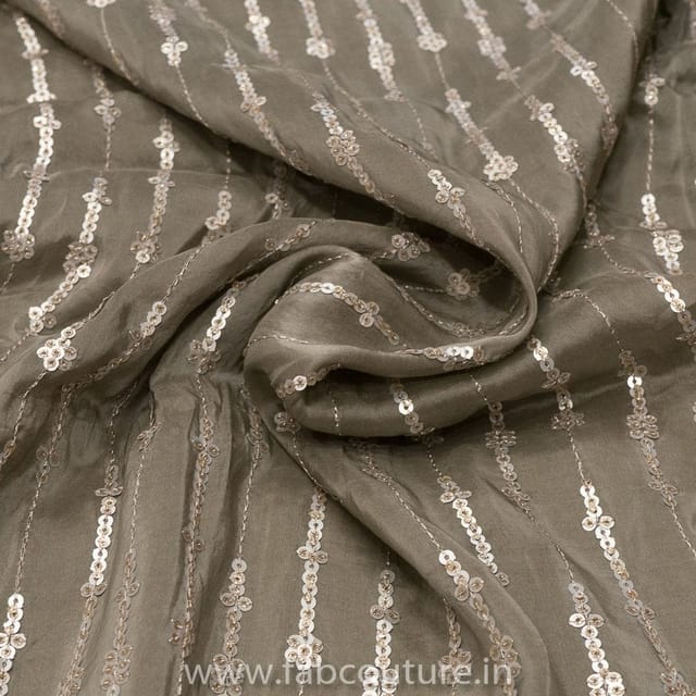 Uppada Embroidered Fabric