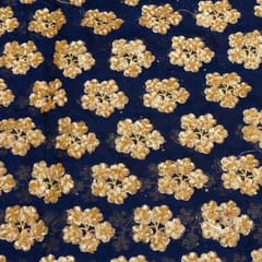 Georgette Sequins Embroidered Fabric