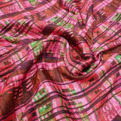 Modal Satin Check fabric