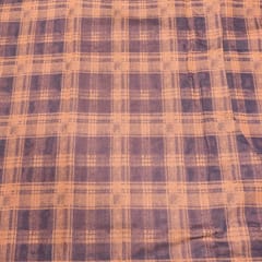 Chanderi Check Printed Fabric