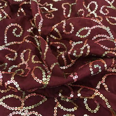 Chinon Chiffon Embroidered Fabric