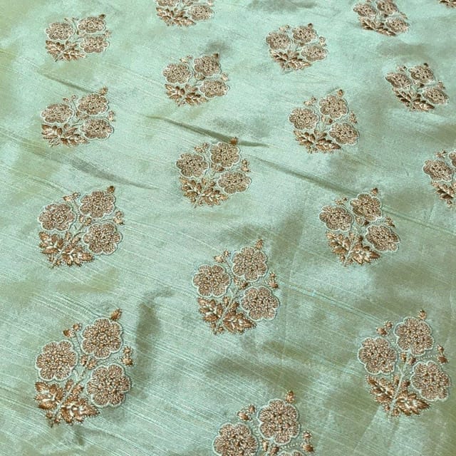 Poly Dupion Embroidery (1.6 Meter Cut Piece)